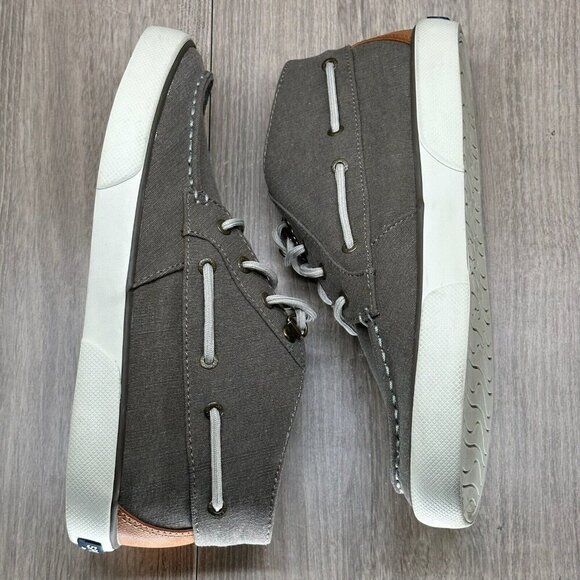 Sperry Chukka Boots Womens Sz 8.5M Top Sider Ankle Lace Up Flat Activewear Gray - Picture 6 of 12